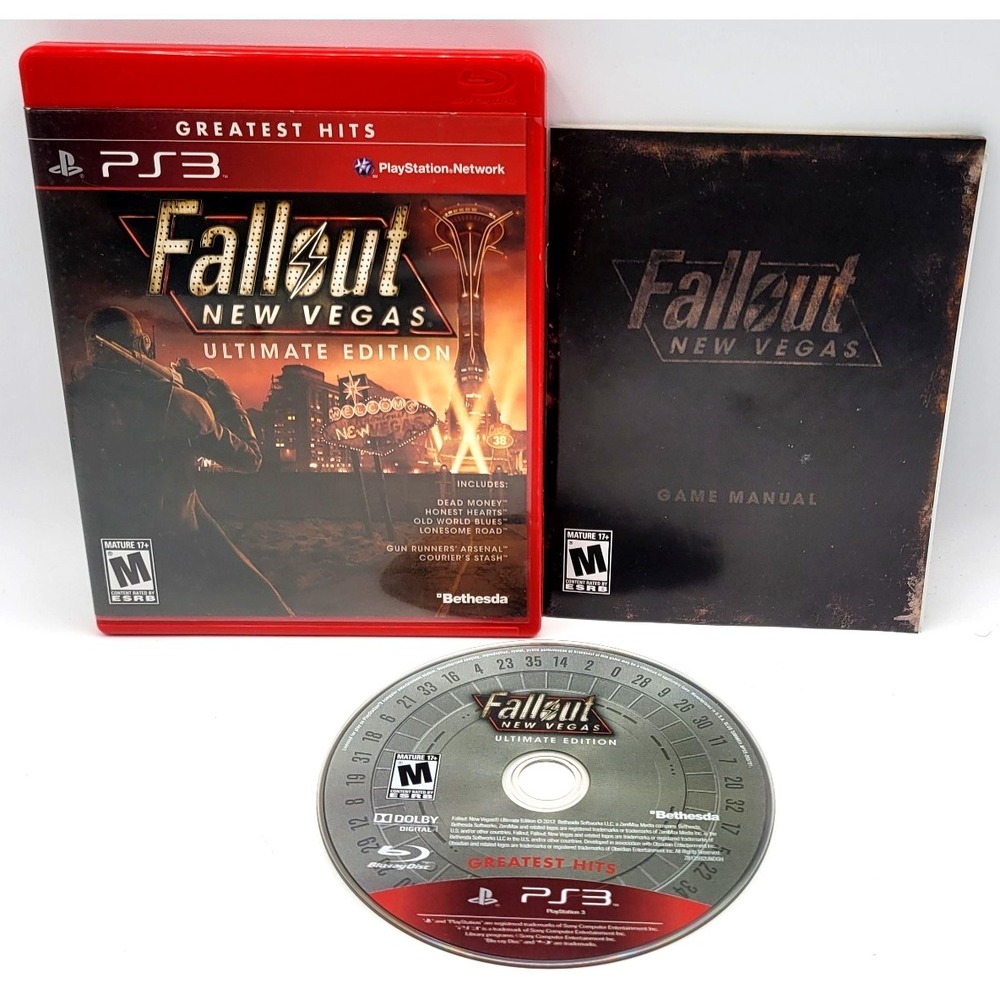 Fallout New Vegas Ultimate Edition PlayStation 3 PS3 CIB COMPLETE IN BOX